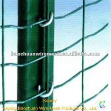 High quality green pvc coated holland wavy wire mesh fence with reasonable price in store